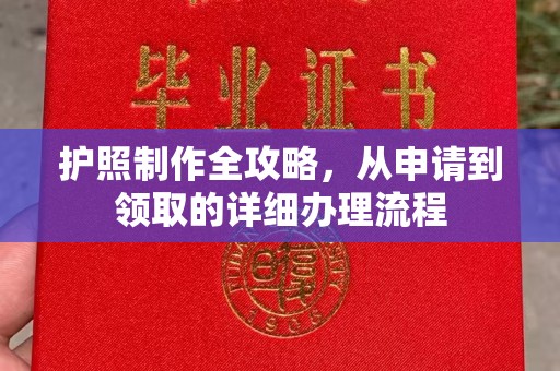 甘孜护照制作全攻略，从申请到领取的详细办理流程